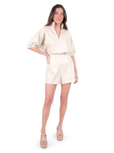 EMILY MCCARTHY TAILORED LEATHER SHORT